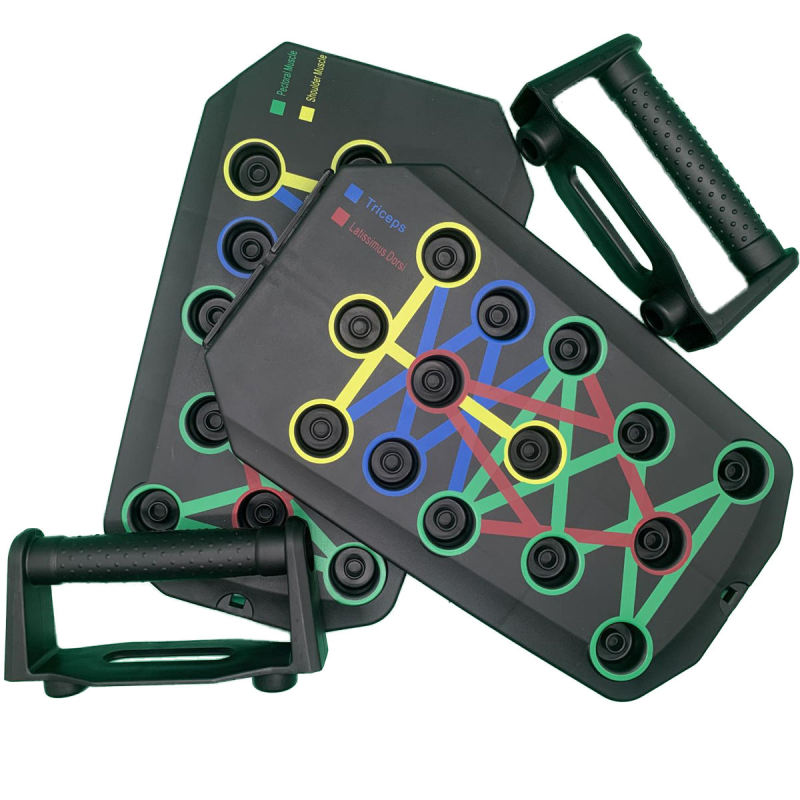 New Design Push Up Rack Board 9 Way Comprehensive Fitness Exercise Workout Folding Push-up Stands Board