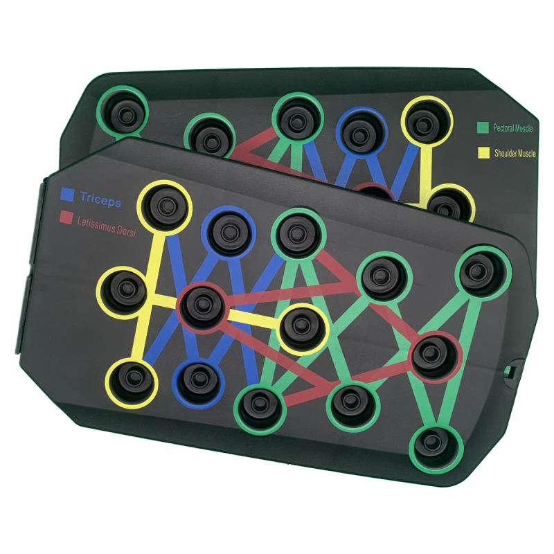 New Design Push Up Rack Board 9 Way Comprehensive Fitness Exercise Workout Folding Push-up Stands Board