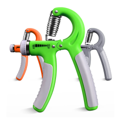 Heavy 5-60 kg Steel R Shape Hand Gripper Metal 5-60kg Adjustable Strength Countable Hand Grip Set
