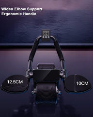 Muscle Training Wear Resistant Ab Power Roller Exercise Gym AB Wheel Roller with Elbow Support