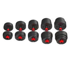 Manufacture Supply Adjustable Multifunctional Home Using Mute Dumbbell Gym Fitness Equipment Weight Lifting Dumbbell Barbell