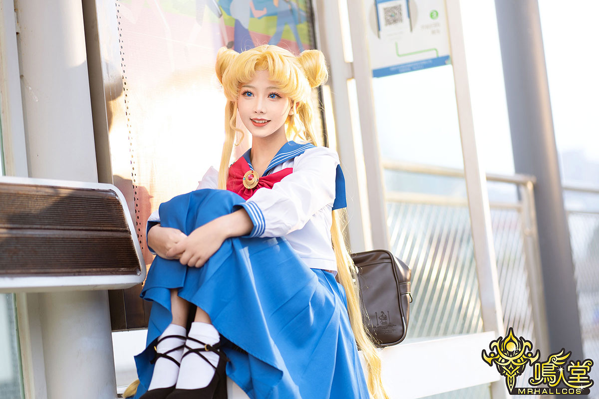 MRHALLCOS-Sailor Moon-Usagi Tsukino Crystal school uniform Halloween JK ...