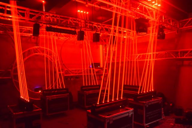 Red 500mw moving head laser array
