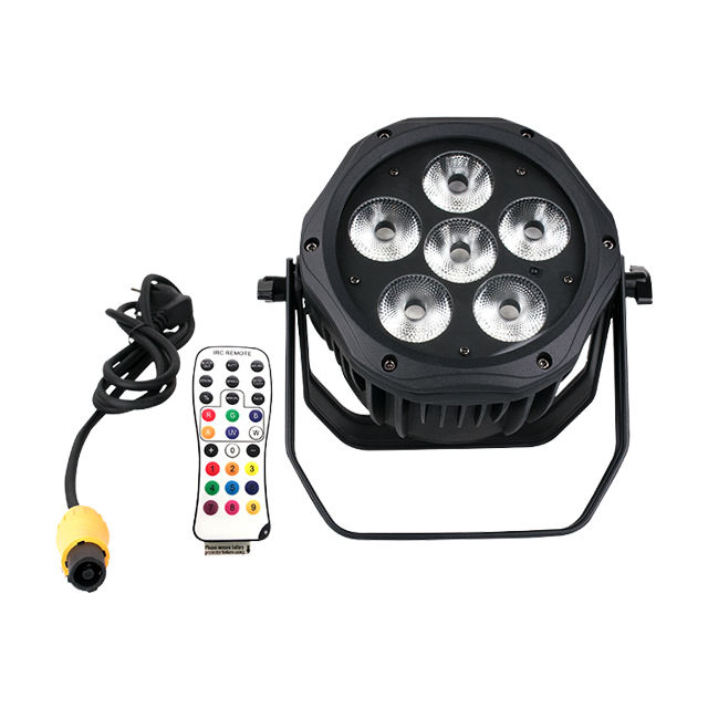 Waterproof Led par can 6x15w 6in1 battery and wireless