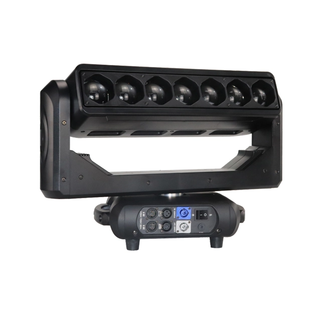Led moving head 7x40w  beam light with zoom