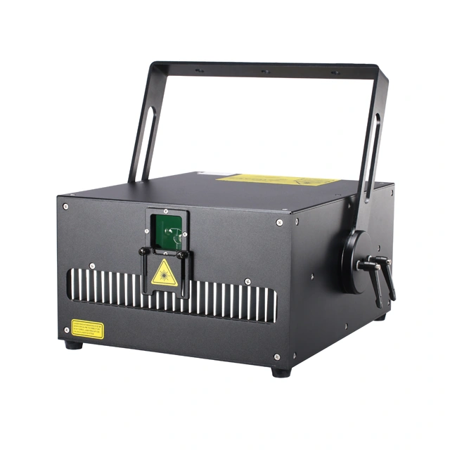 Green8w animation laser light