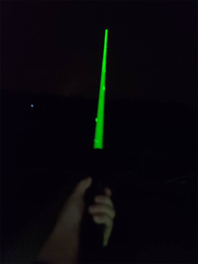 Green1w Handle bird Repellent Laser Torch / field rescue laser device