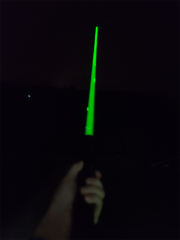 Green1w Handle bird Repellent Laser Torch / field rescue laser device
