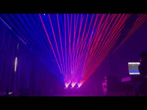 Waterproof RGB10w animation laser light
