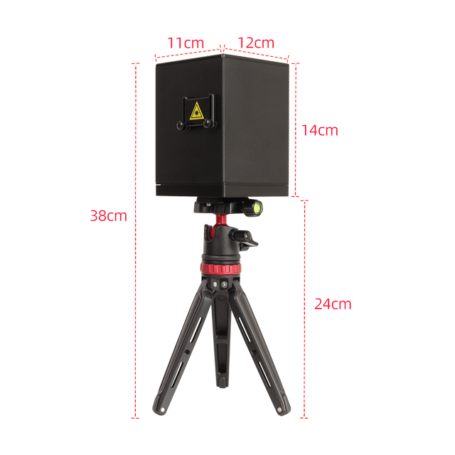 MINI RGB3w cube laser light