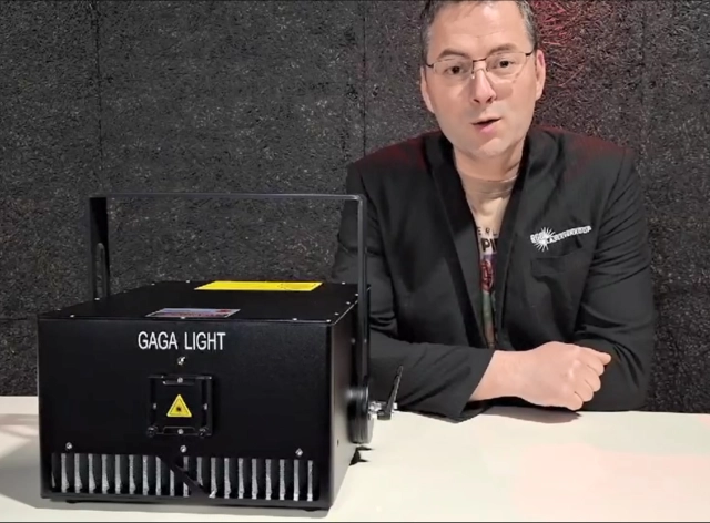 Waterproof RGB10w laser light (with DIGITAL driver)
