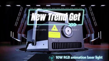 RGB10w animation laser light