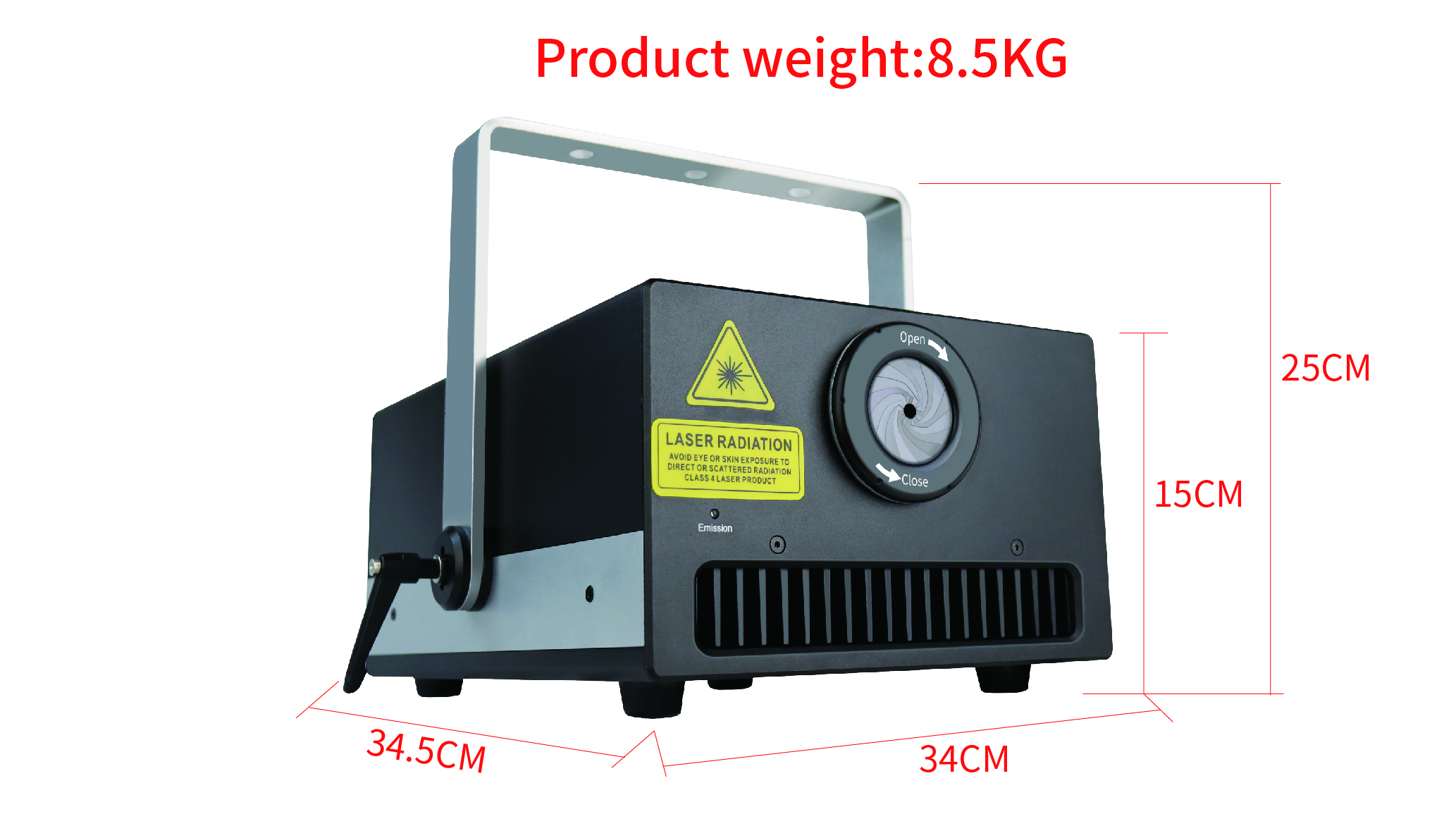 RGB10w animation laser light