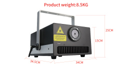 RGB10w animation laser light