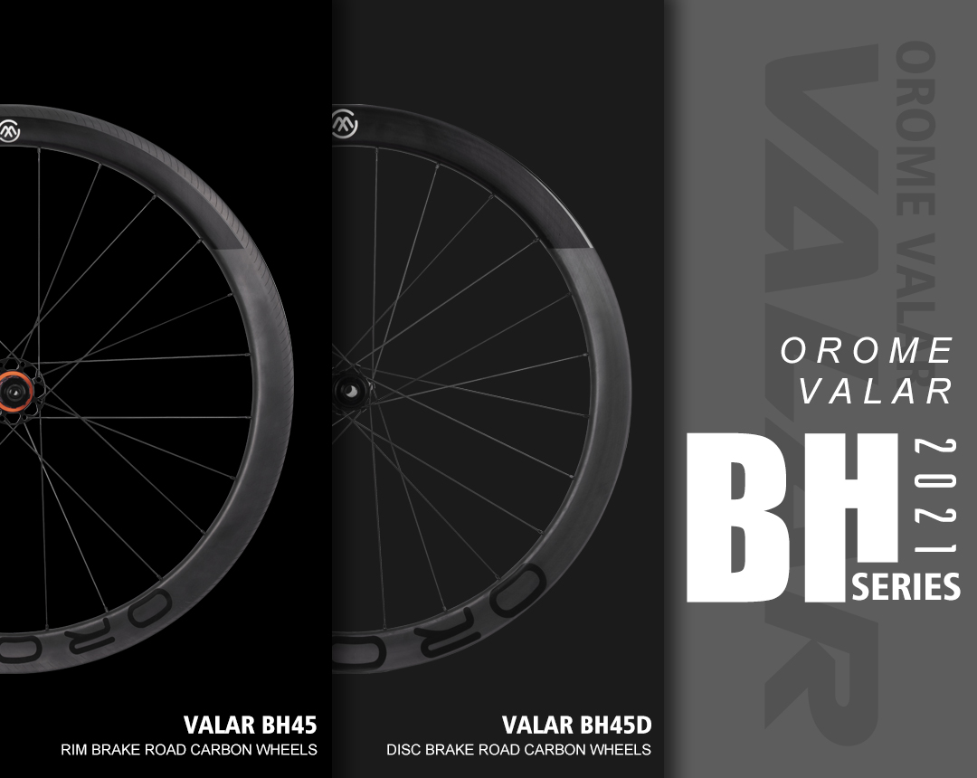 ELVES OROME Valar BH45 Carbon Rim Brake Road wheelsets.