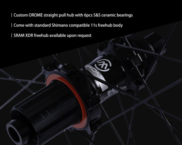 OROME Valar BH56D Disc Brake Road Carbon Wheelsets.