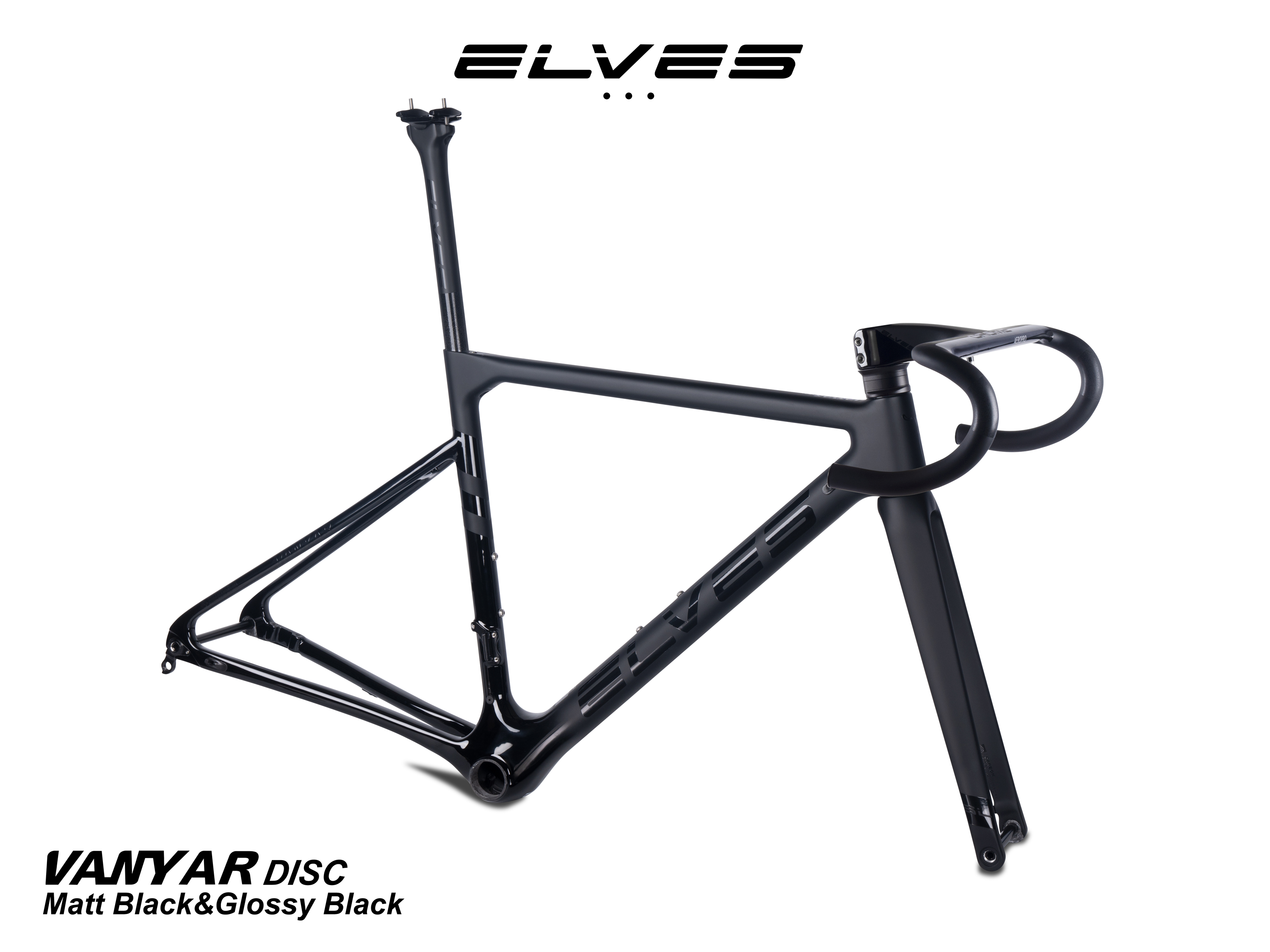 2022 ELVES VANYAR Full Carbon DISC Road Framesets, Superlight Disc Road  Frame