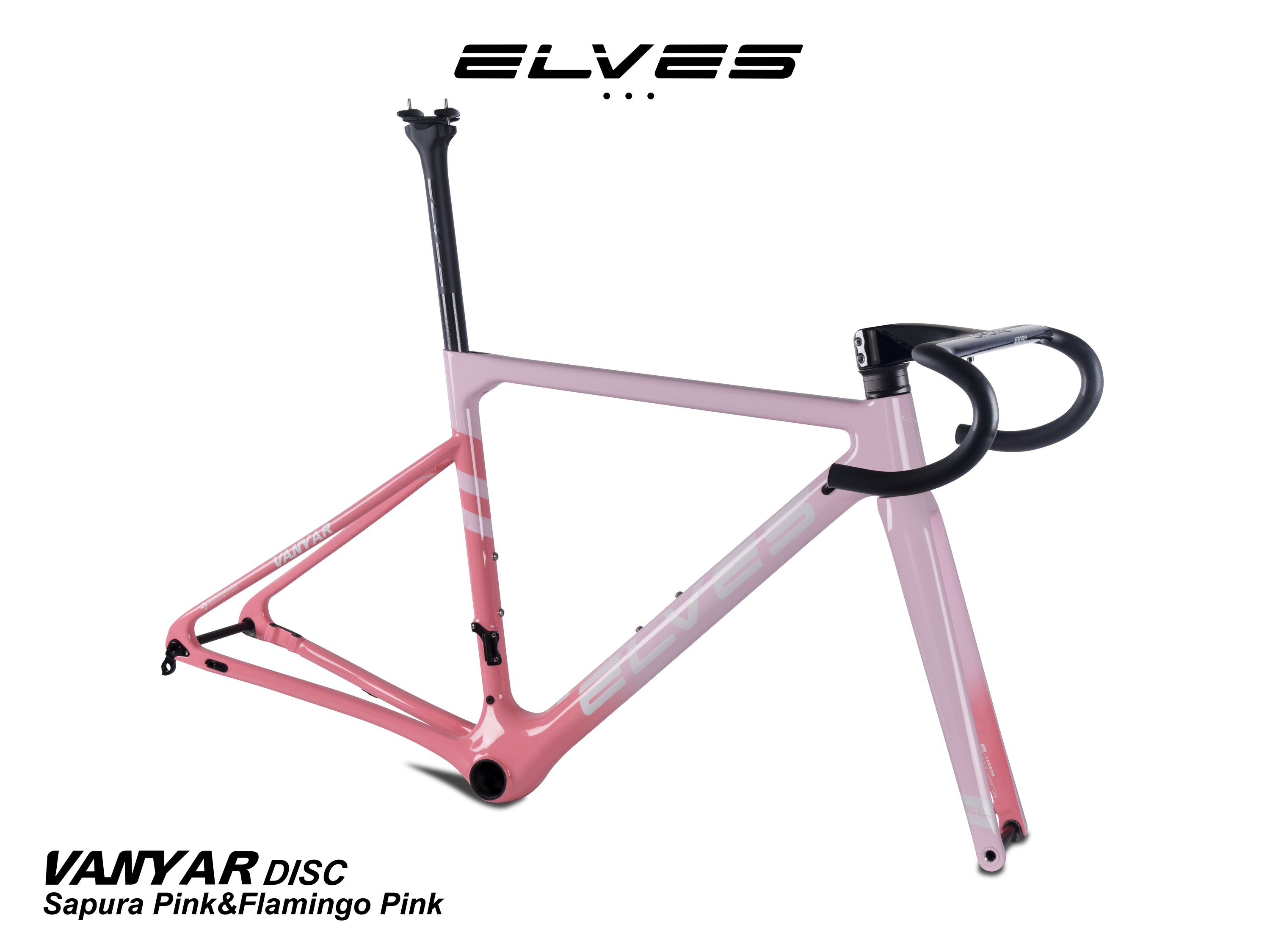 2022 ELVES VANYAR Full Carbon DISC Road Framesets Superlight Disc Road Frame