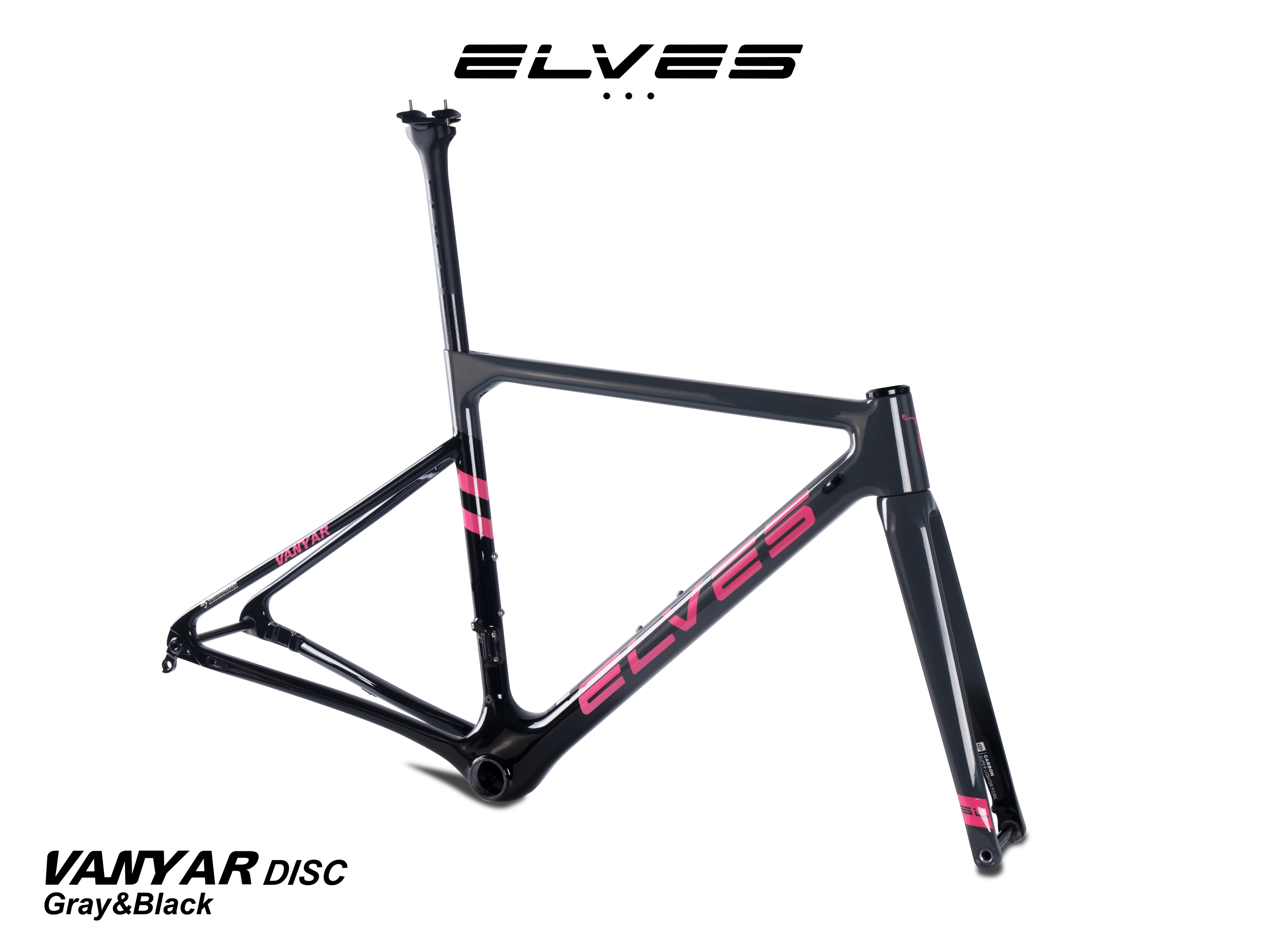 2022 ELVES VANYAR Full Carbon DISC Road Framesets, Superlight Disc Road  Frame