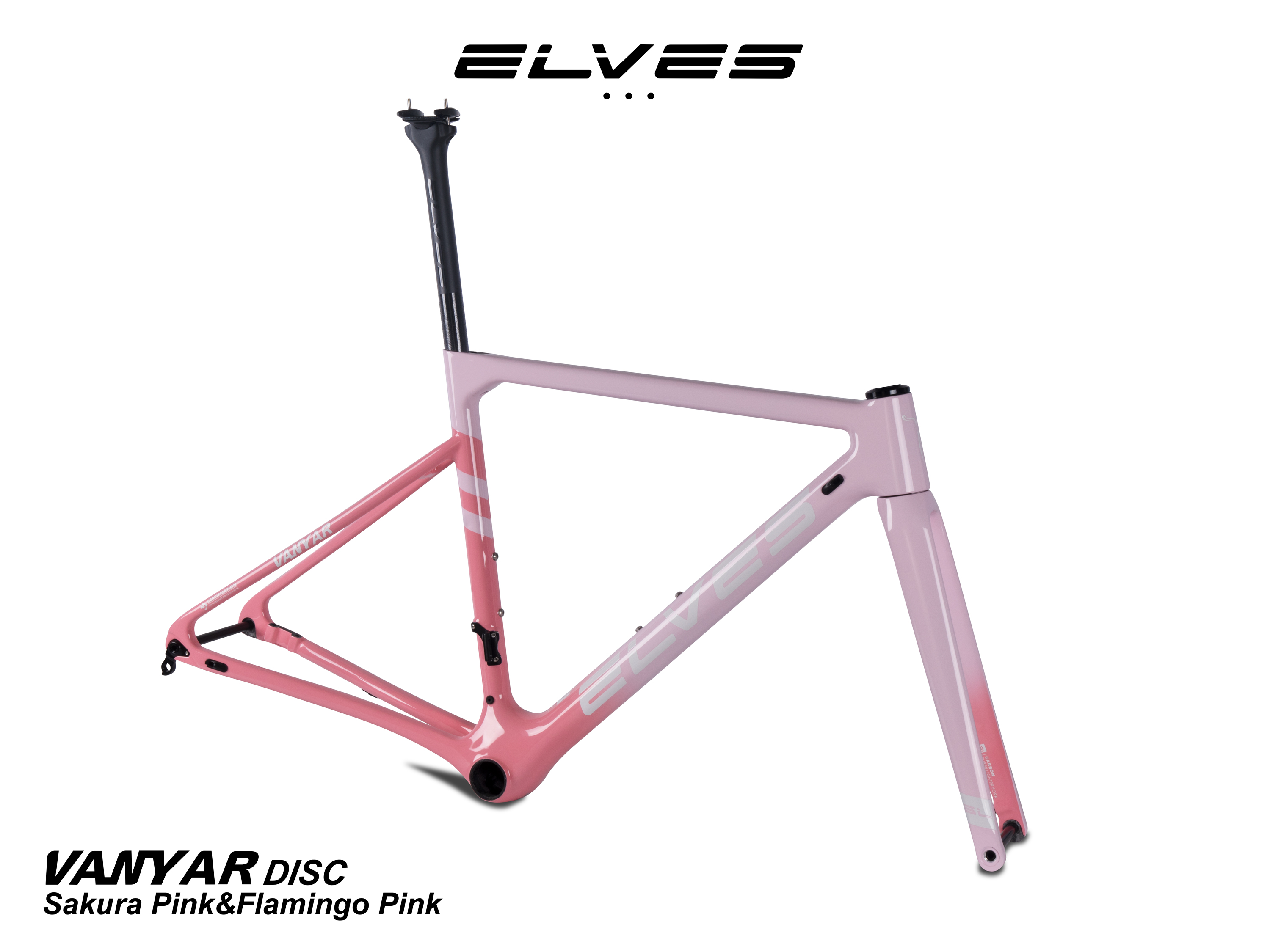 2022 ELVES VANYAR Full Carbon DISC Road Framesets, Superlight Disc Road  Frame