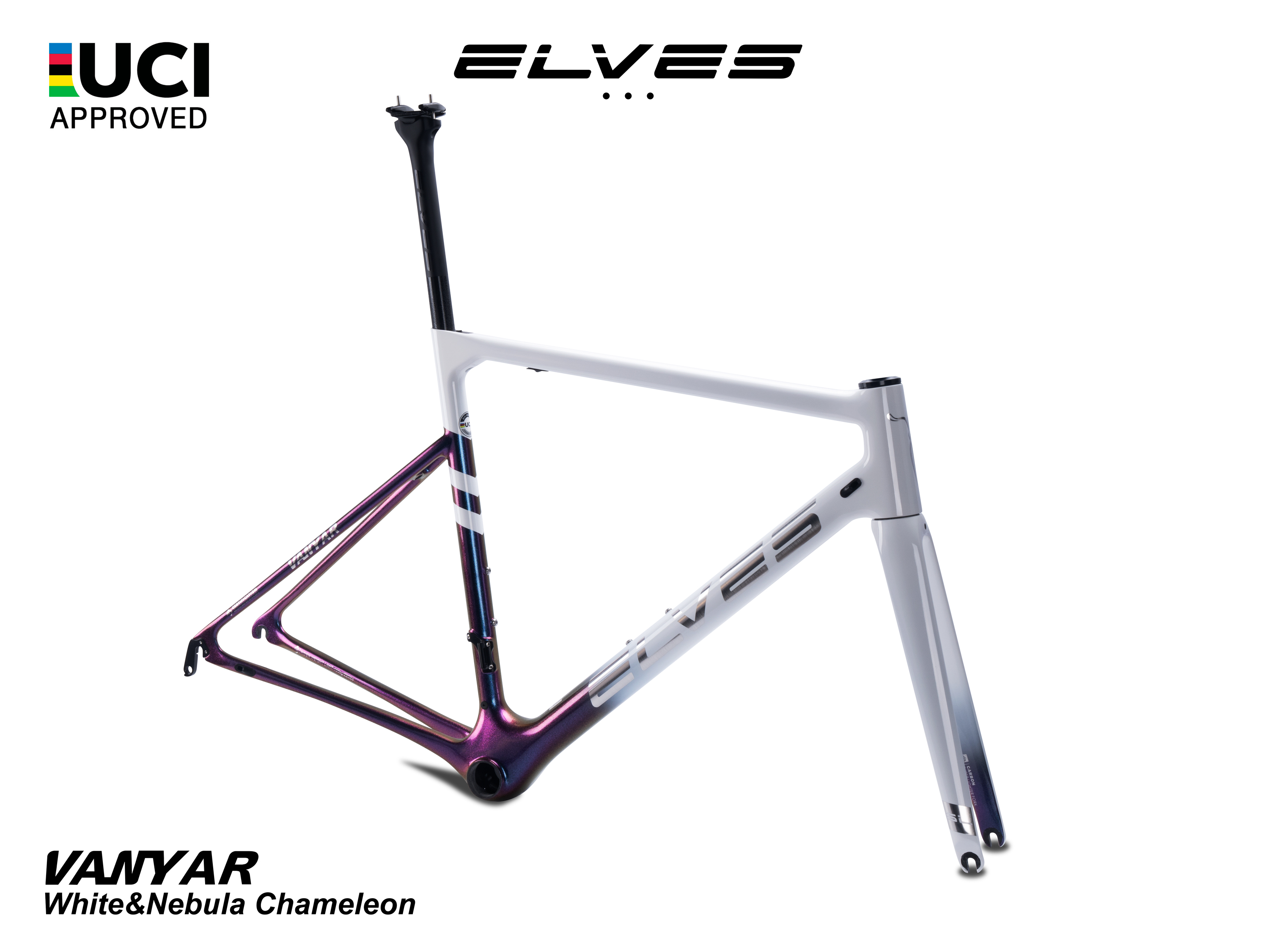 UCI Approved! ELVES Vanyar Carbon SuperLight Road Framesets