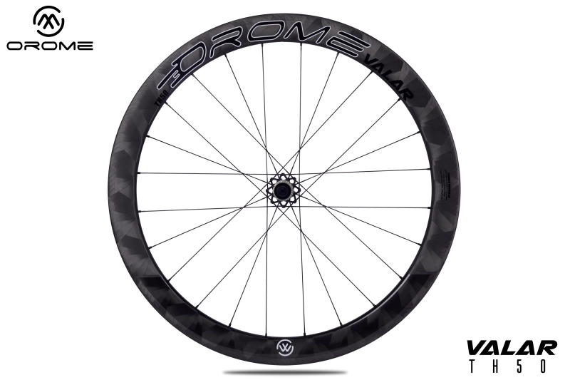 OROME VALAR TH50 Carbon Road Rim Brake Wheelsets, Rim Brake Carbon Wheels. Superlight Carbon Rim Brake Wheelsets