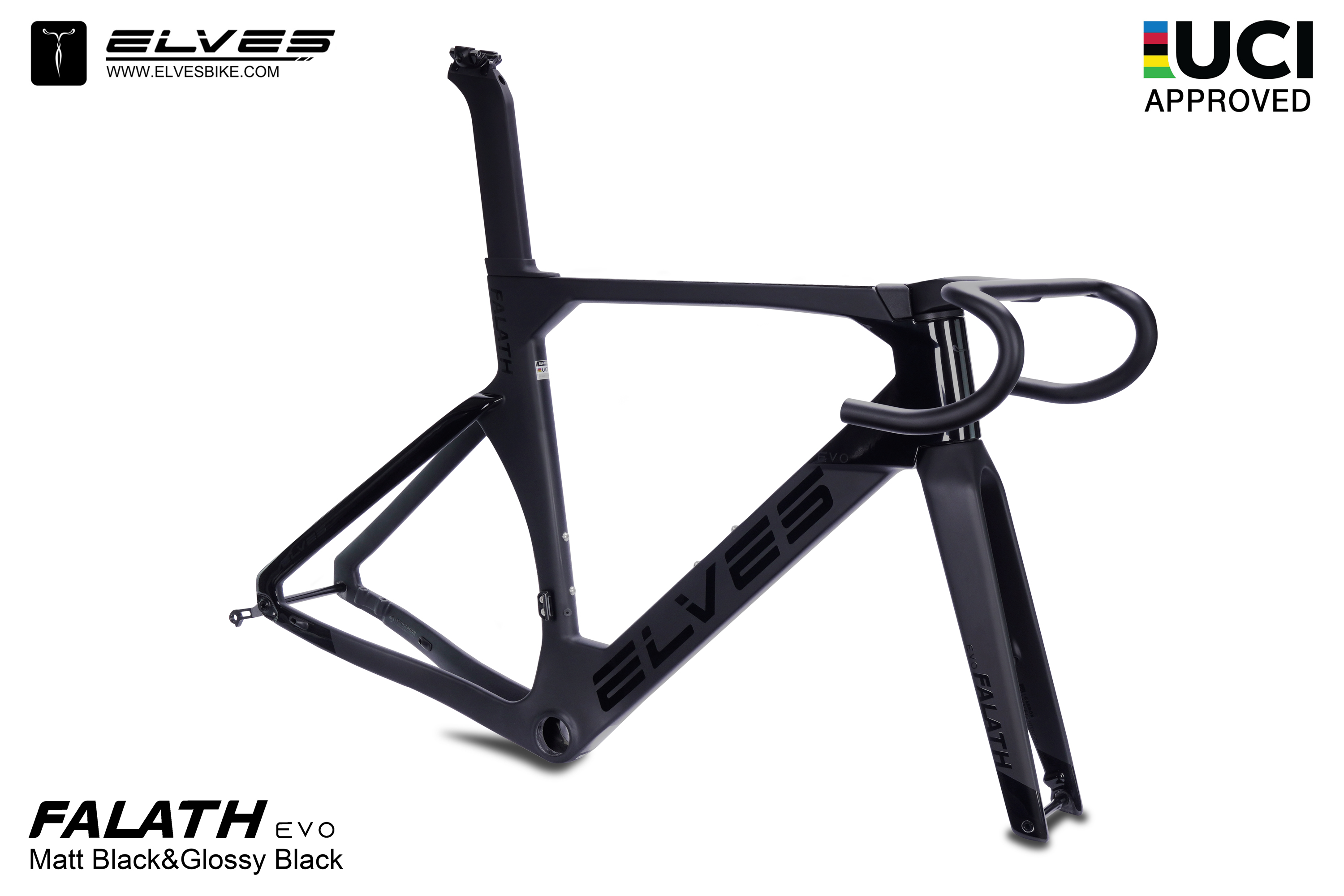 UCI Approved! ELVES Falath EVO Carbon Road Disc Framesets UCI Approved