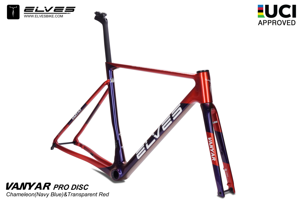 2024 ELVES VANYAR Full Carbon DISC Road Framesets, Superlight Disc Road Frame
