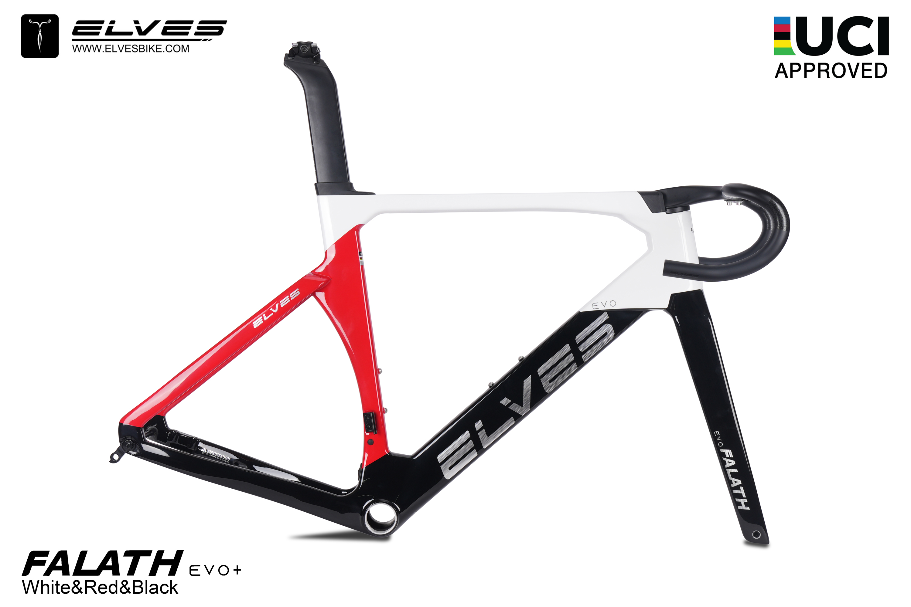 UCI Approved! ELVES Falath EVO Carbon Road Disc Framesets