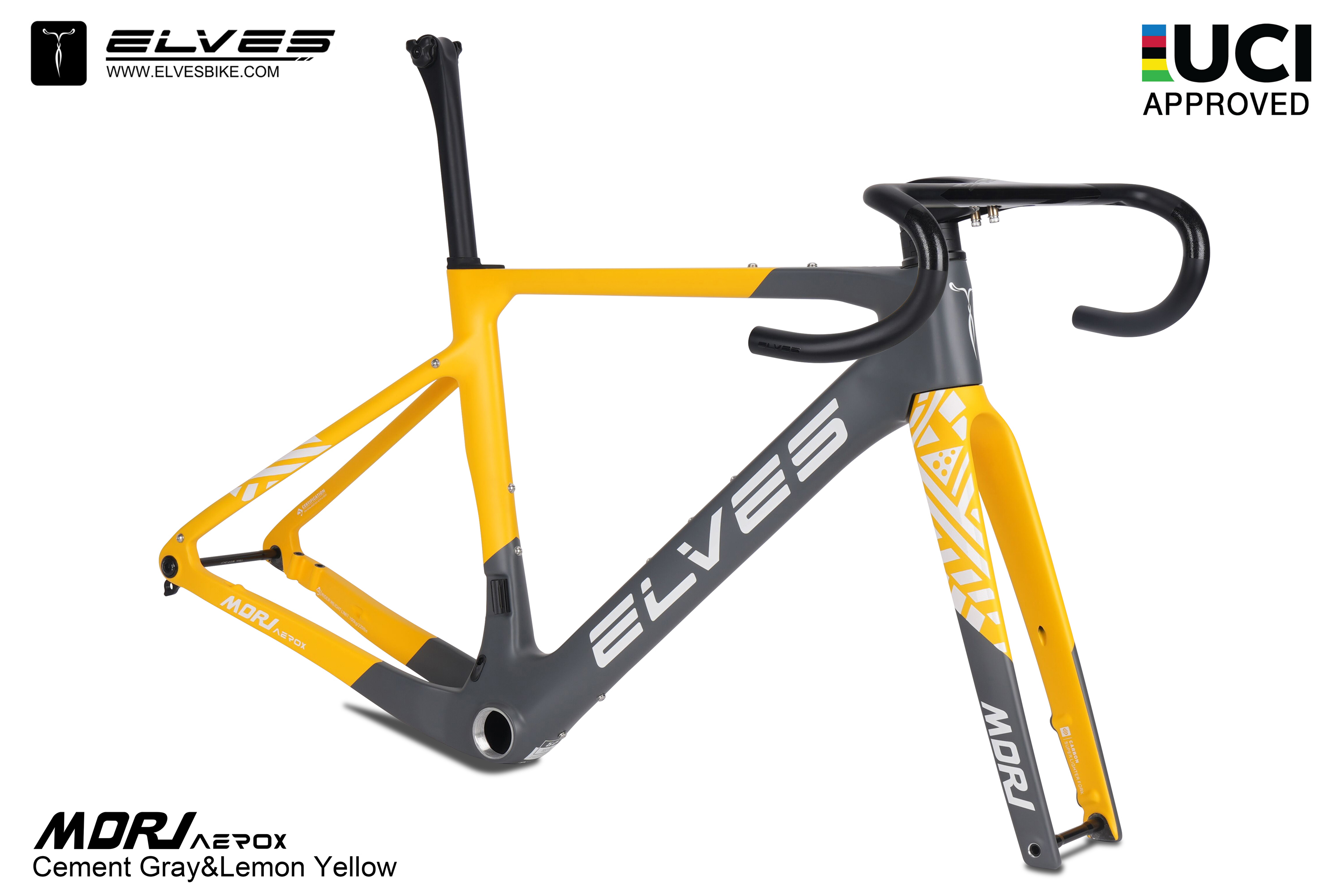ELVES MORI AEROX CARBON AERO GRAVEL DISC FRAMESETS  UCI Approved