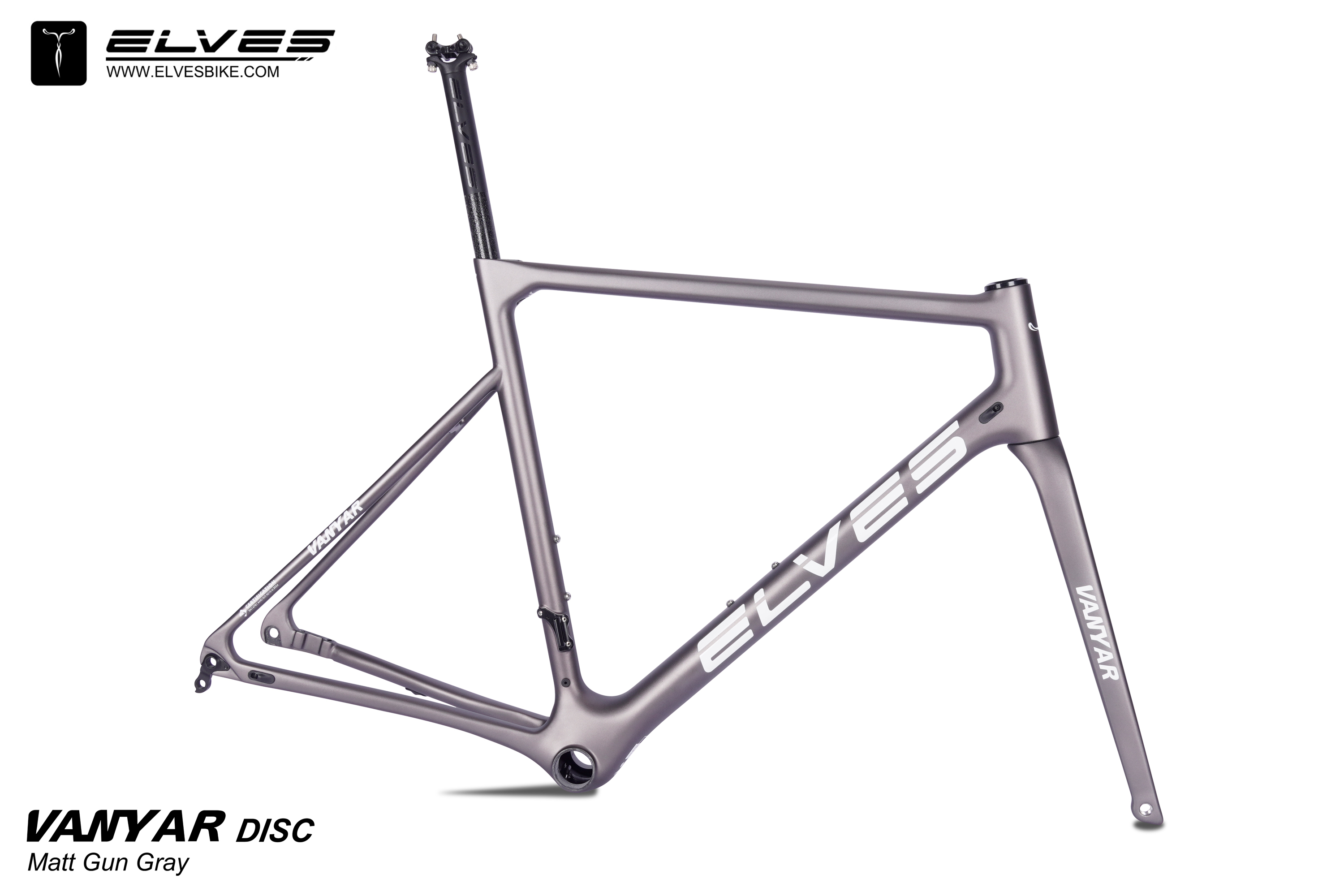 2022 ELVES VANYAR Full Carbon DISC Road  Framesets, Superlight Disc Road Frame