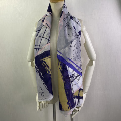 printing chiffon scarf 22032303