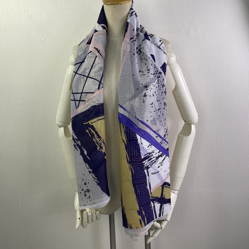 printing chiffon scarf 22032303