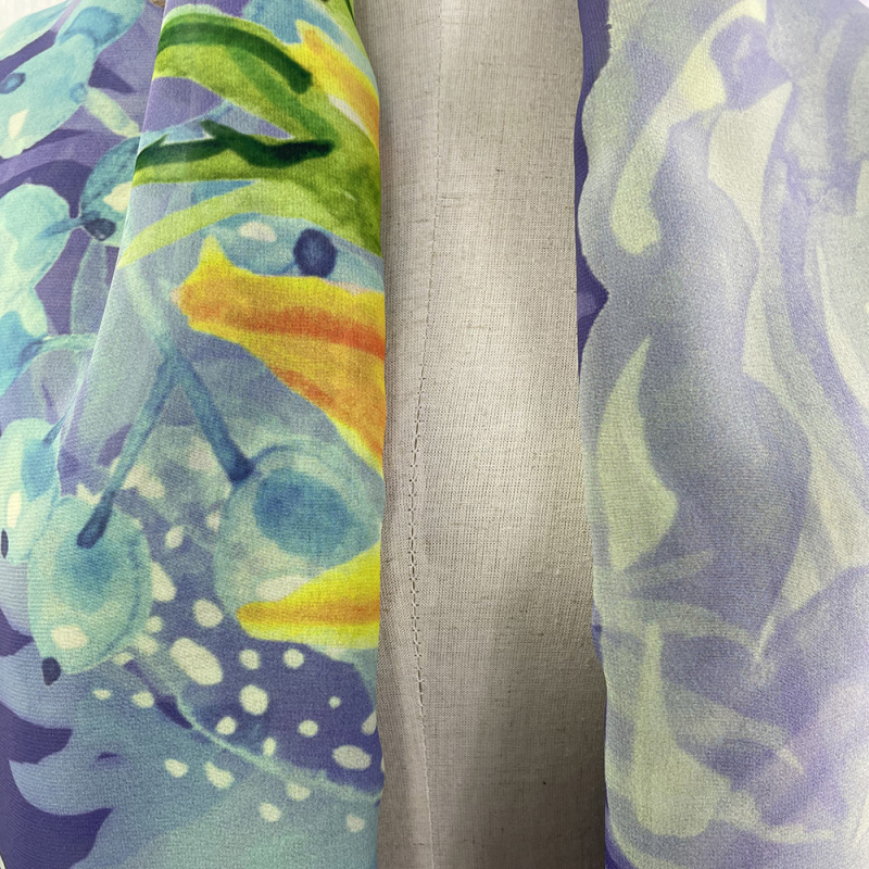 printing chiffon scarf