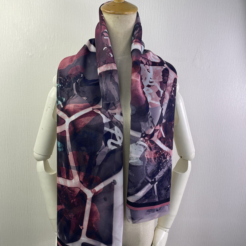 printing chiffon scarf