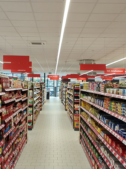 Supermarkets Lighting Projects