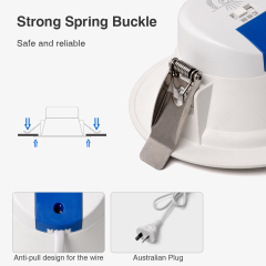Led Down Light - 3CCT DIP swithable dimmable for residential or commercial applications