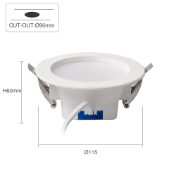Led Down Light - 3CCT DIP swithable dimmable for residential or commercial applications