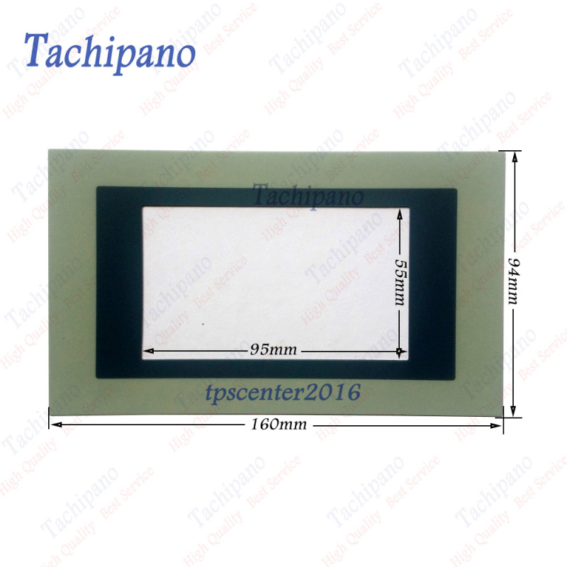 Touch screen panel glass for ESA VT155W00000 VT155W with Front overlay
