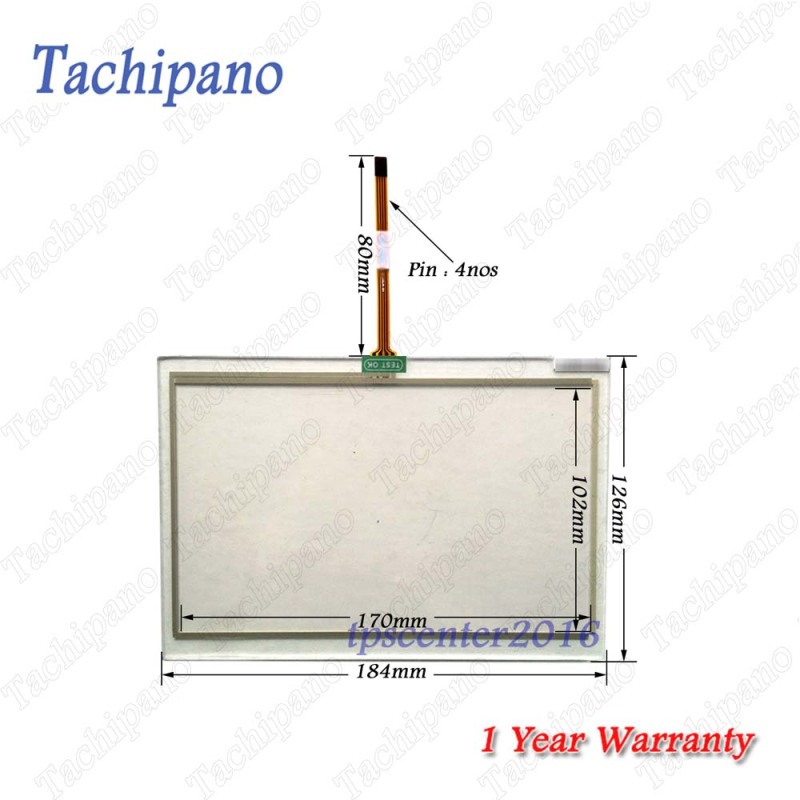 Touch screen panel glass for B&amp;R 4PP045.0571-042 4PP045-0571-042 + Protective Film Overlay