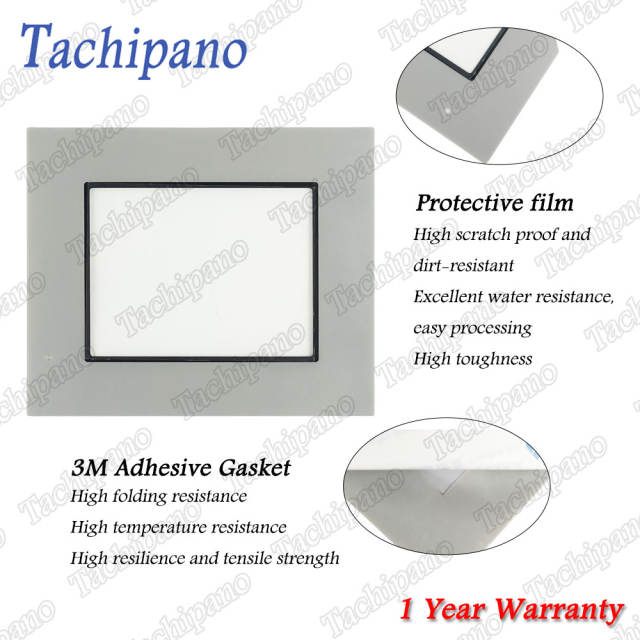 Touch Screen Panel for AGP3200-A1-D24 AGP3200-T1-D24 AGP3200-T1-D24-M + Protective Film Overlay