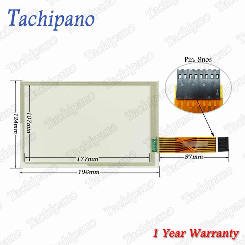 TPI#1405-001 Rev C Touch screen panel glass for TPI#1405-001 Rev C