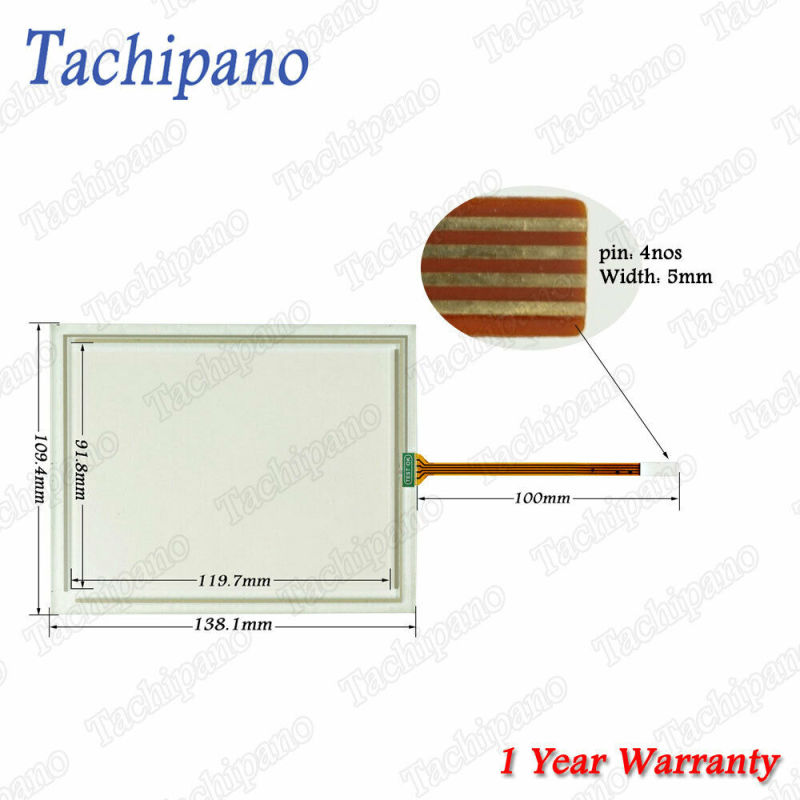 Touch screen panel glass for Hach DR2700 DR2800 LZV611 Spectrophotometer Digitizer