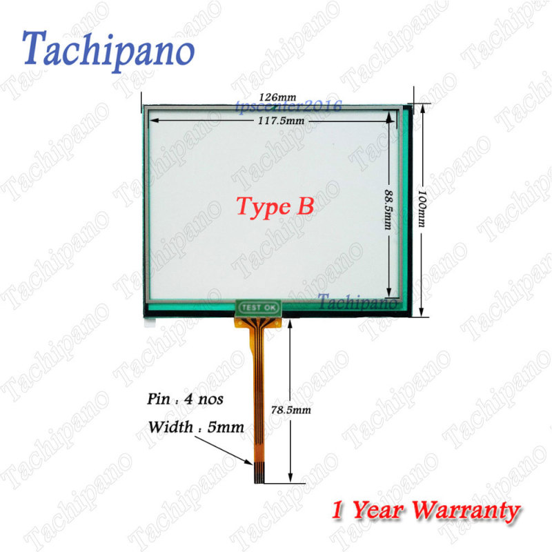 Touch screen panel glass for TTI T010-1301-X671 T010-1301-X671/01 1201-390 ATTI