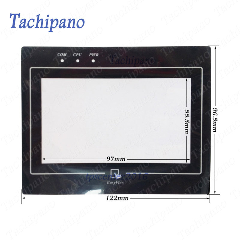 Touch screen panel glass for Wecon LEVI430A LEVI430E with Protective film overlay
