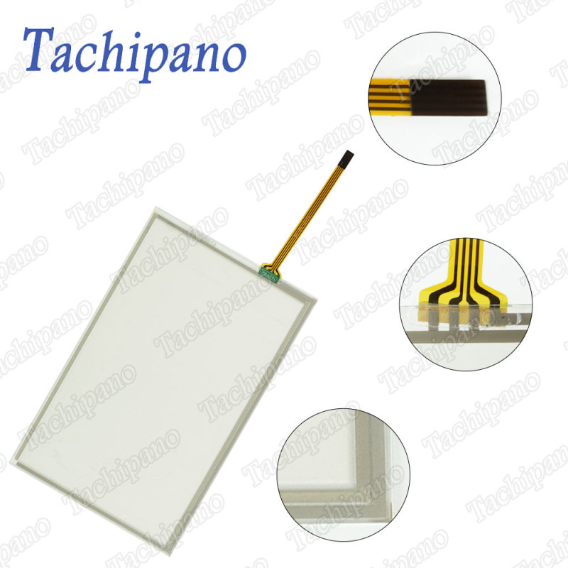 Touch screen panel glass for Samkoon SA-7A SA-7B SK-070HE 7 inch with Protective film overlay