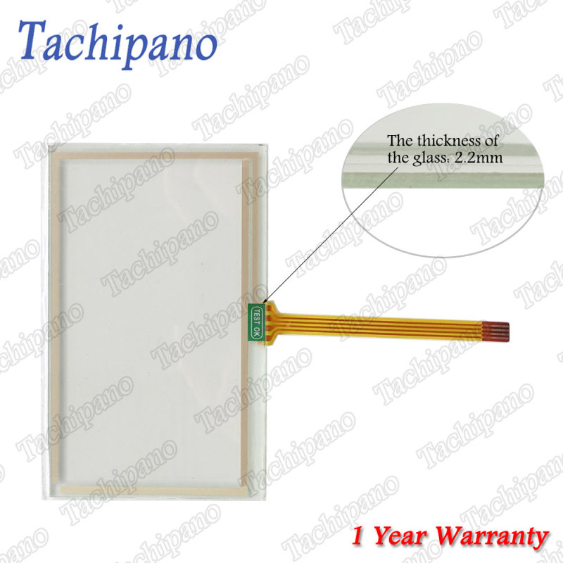 Touch screen panel glass for Panasonic Display GT01 AIGT0030H AIGT0030H1 with Protective film overlay
