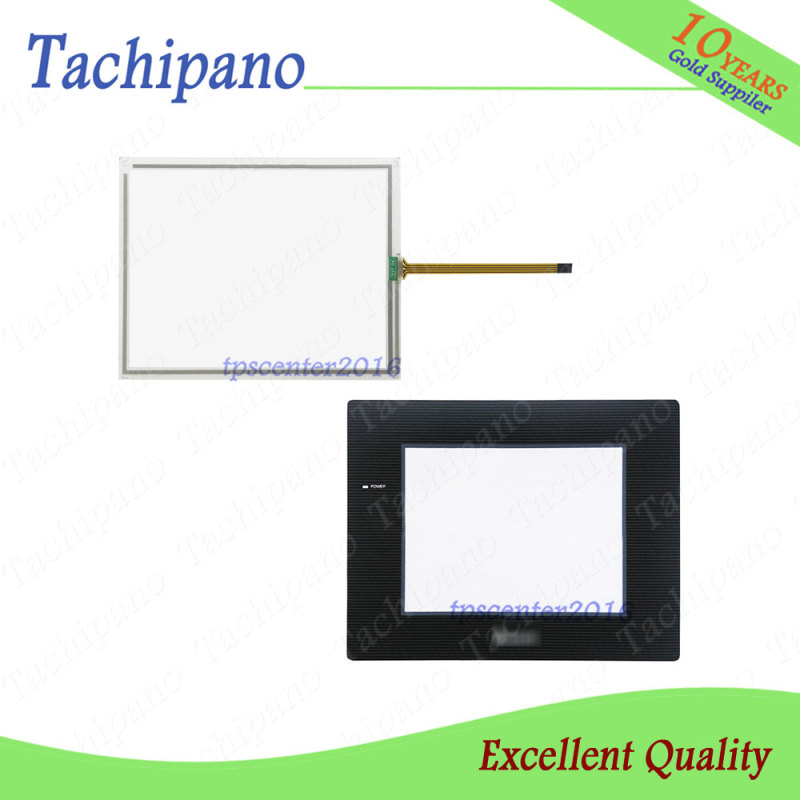 Touch screen panel glass for Delta DOP-B05S101 DOP-B05S111 with Protective film overlay