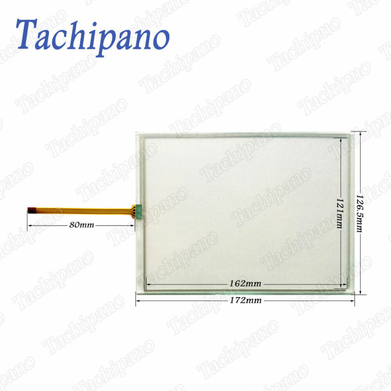 Touch screen panel glass for Hitech PWS6800C-P with Plastic Case Cover Housing + LCD screen+overlay