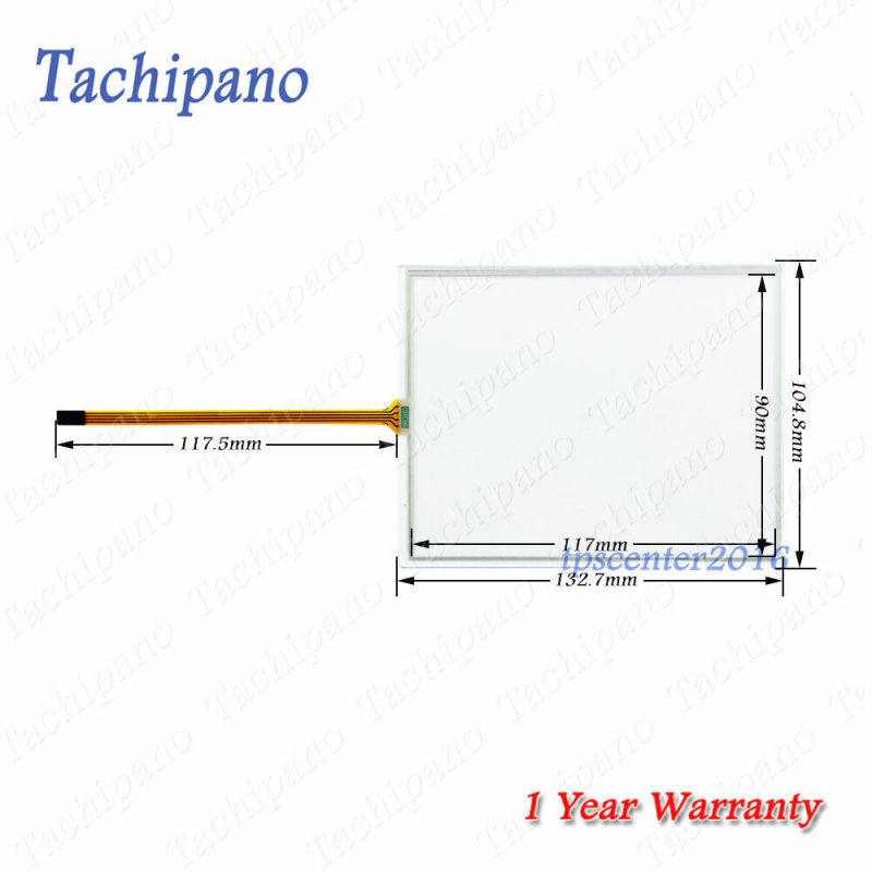 Touch screen panel glass for Panel Visa PV057-TST PV057-TST2A-F0R1 PV057-TAT2D-F0 GLASS